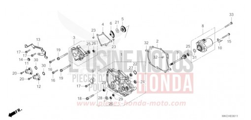 COUVERCLE DE CHANGEMENT (DCT) GL1800BDM de 2021